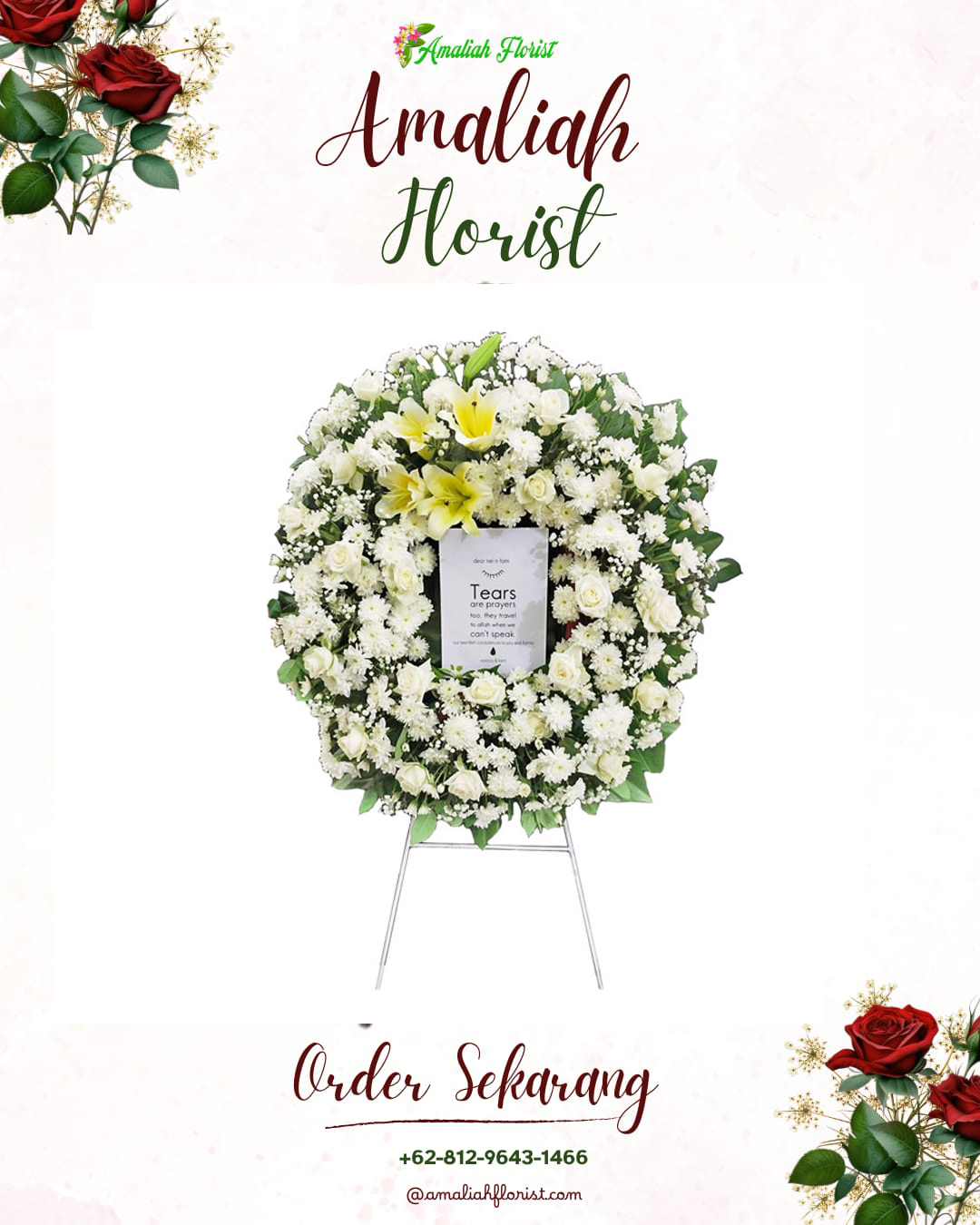 Krans Bunga Duka Pleret